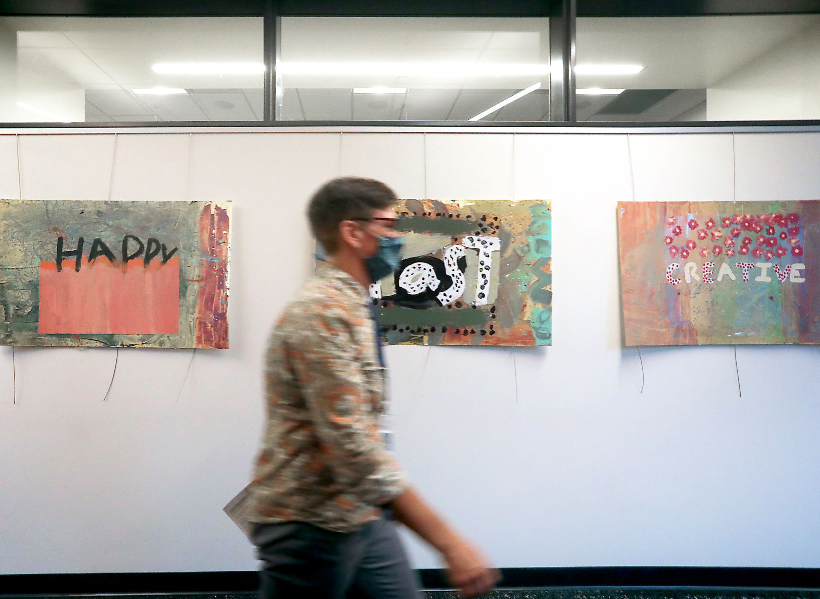 Artwork in MYArts hallways
